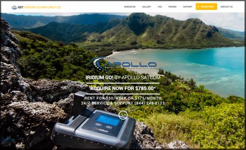 Iridium GO Marketing Campaign